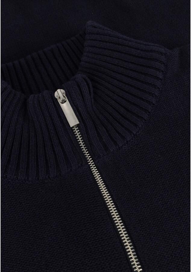 SELECTED HOMME Heren Truien & Vesten Slhaxel Ls Knit Half Zip Donkerblauw - Foto 2
