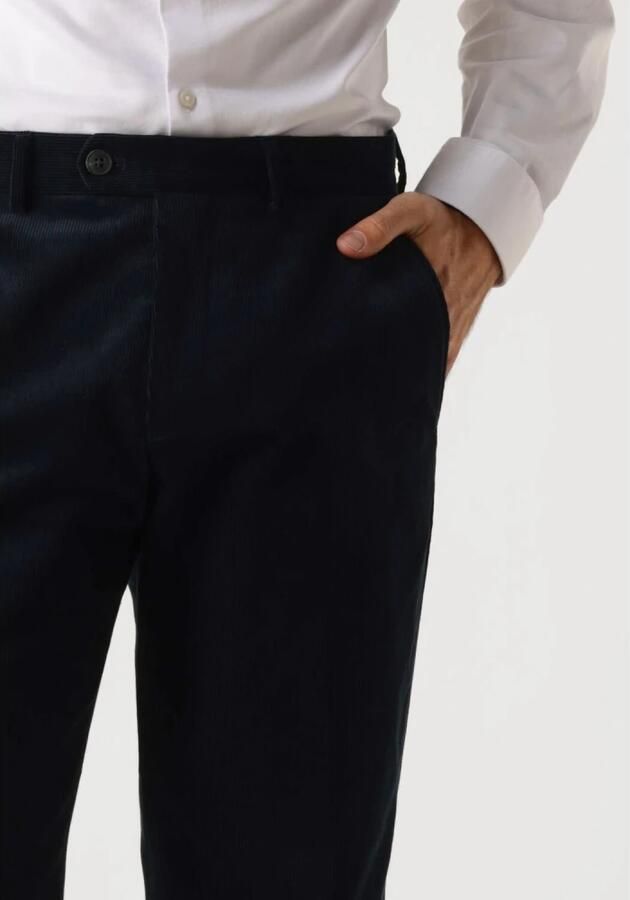 Selected Homme Ribfluwelen Broek in Donkerblauw Blue Heren