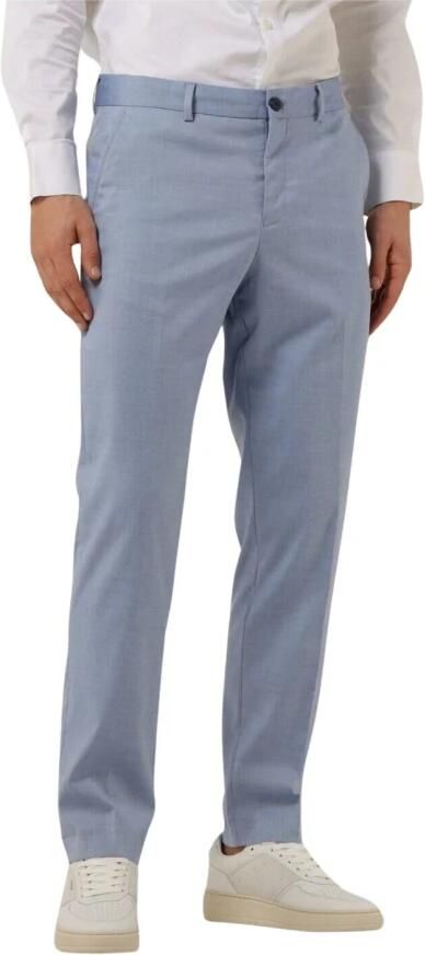 Selected Homme Lichtblauwe Broek met Ritssluiting en Verborgen Knoop Blue Heren - Foto 3