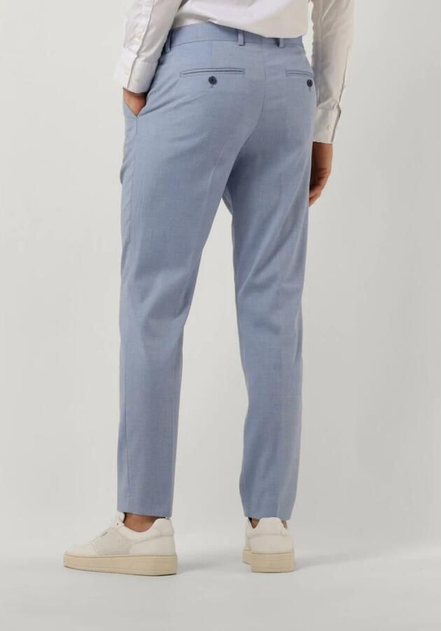 Selected Homme Lichtblauwe Broek met Ritssluiting en Verborgen Knoop Blue Heren - Foto 2