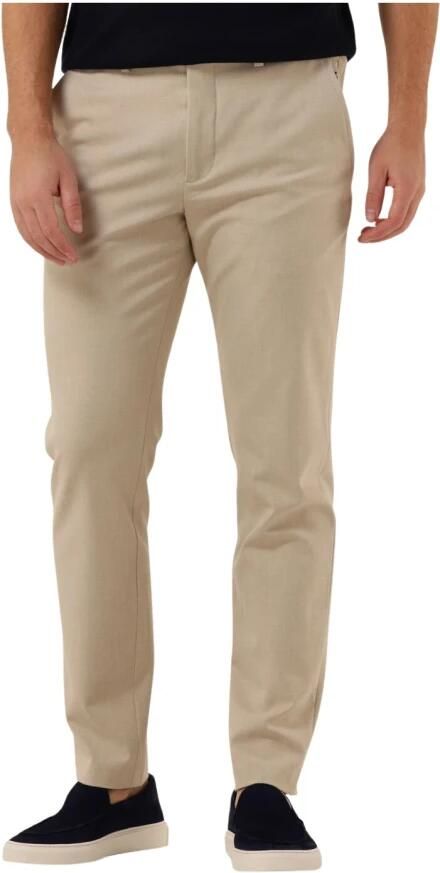 Selected Homme Beige Slim Fit Broek met Ritssluiting en Knoopsluiting Beige Heren - Foto 4