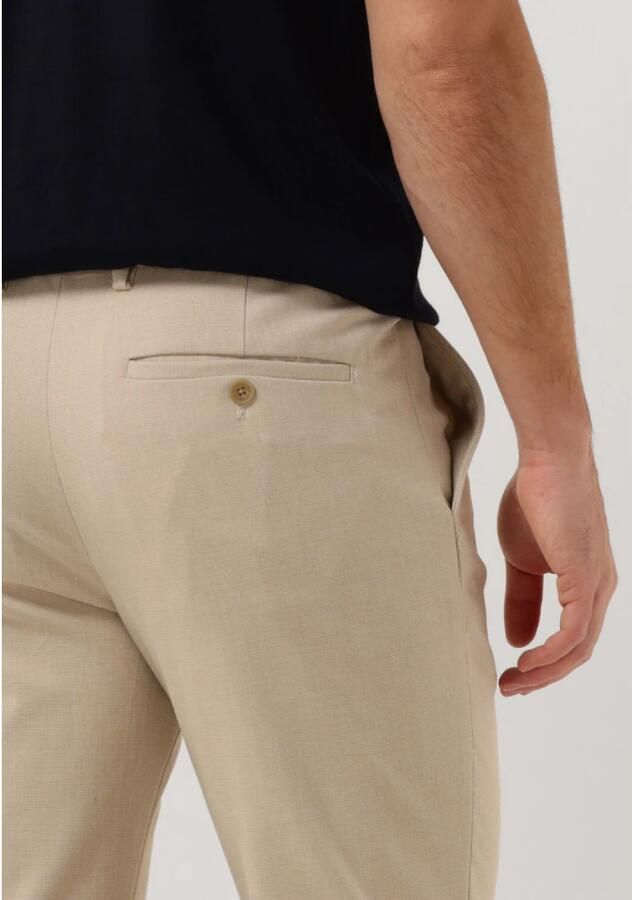 Selected Homme Beige Slim Fit Broek met Ritssluiting en Knoopsluiting Beige Heren - Foto 2