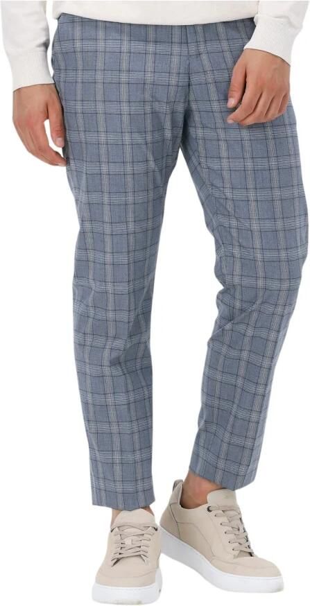 Selected Homme Lichtblauwe Pantalon Slhlim-timelogan Blu Snd Chk Trs - Foto 7