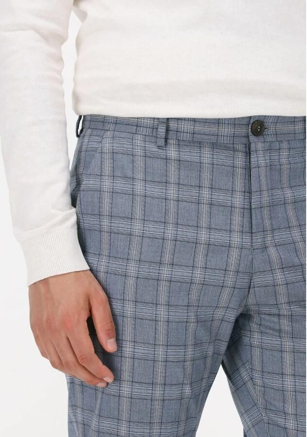 Selected Homme Lichtblauwe Pantalon Slhlim-timelogan Blu Snd Chk Trs - Foto 5