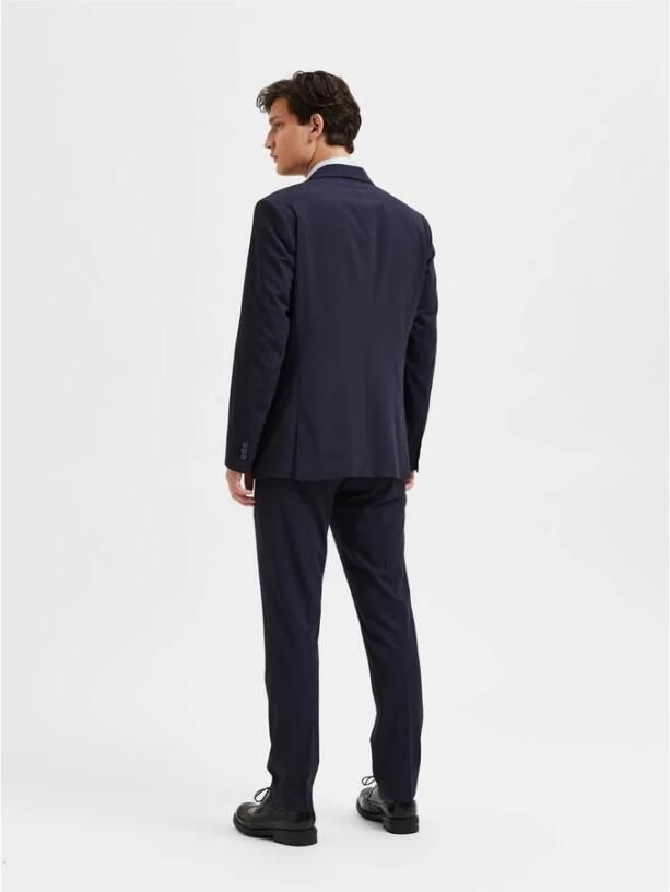 Selected Homme Slim fit 2-knoops colbert met klepzakken - Foto 4