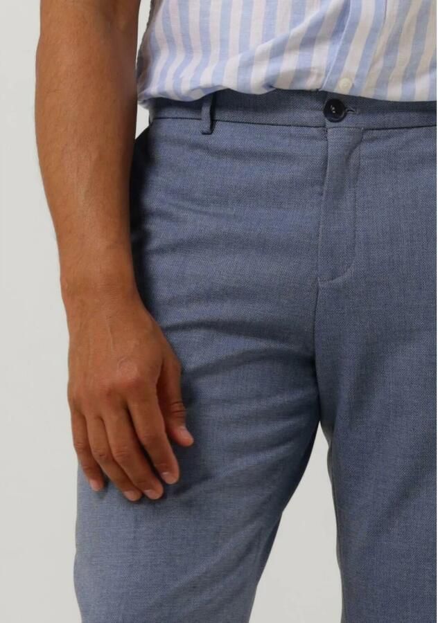 SELECTED HOMME Heren Broeken Slhslim-timeliam Lt Blu Struc Trs Flex B Lichtblauw