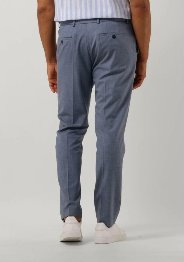 SELECTED HOMME Heren Broeken Slhslim-timeliam Lt Blu Struc Trs Flex B Lichtblauw - Foto 2