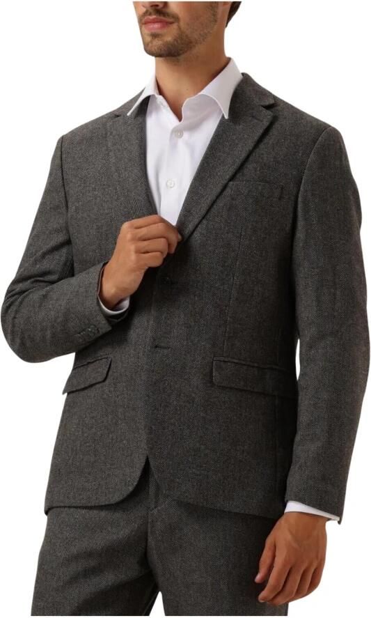 SELECTED HOMME Heren Colberts Slhslim-reed Wool Blz Grijs - Foto 7