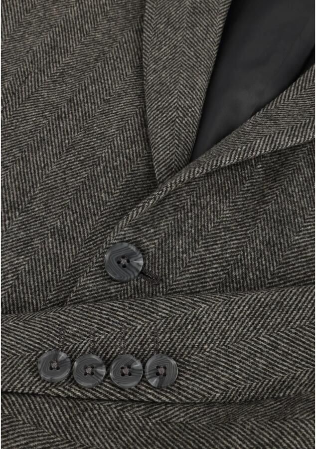 SELECTED HOMME Heren Colberts Slhslim-reed Wool Blz Grijs - Foto 5