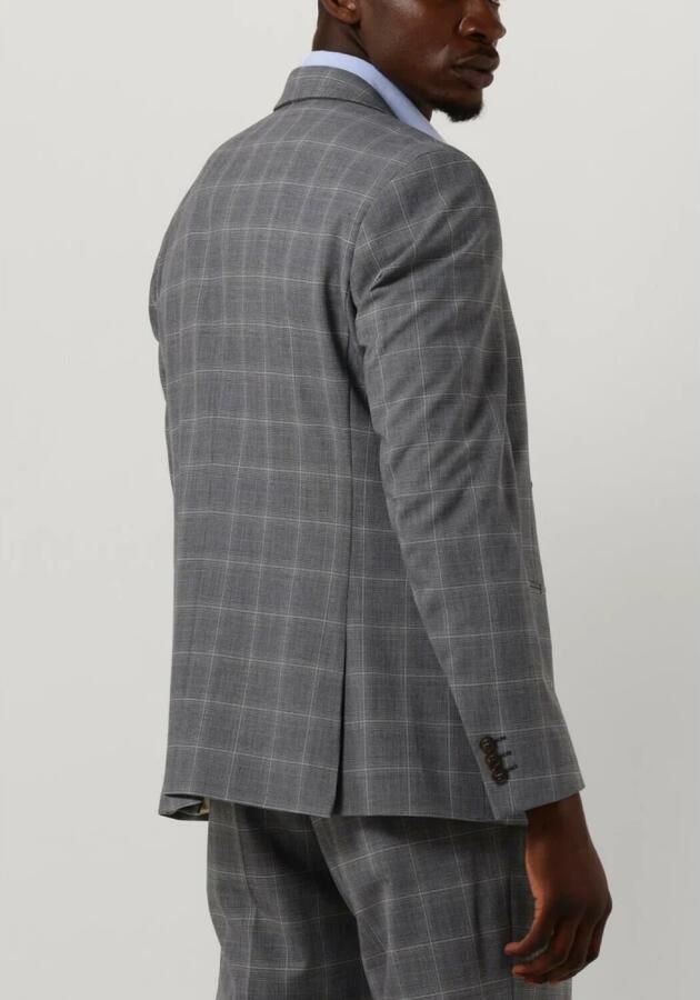 SELECTED HOMME Heren Colberts Slhslim-liam Grey blue Check Blz Flex B Grijs - Foto 5