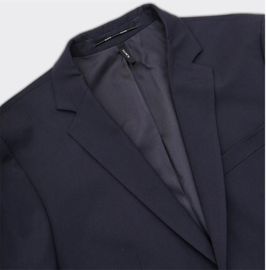 Selected Homme Slim fit 2-knoops colbert met klepzakken - Foto 2