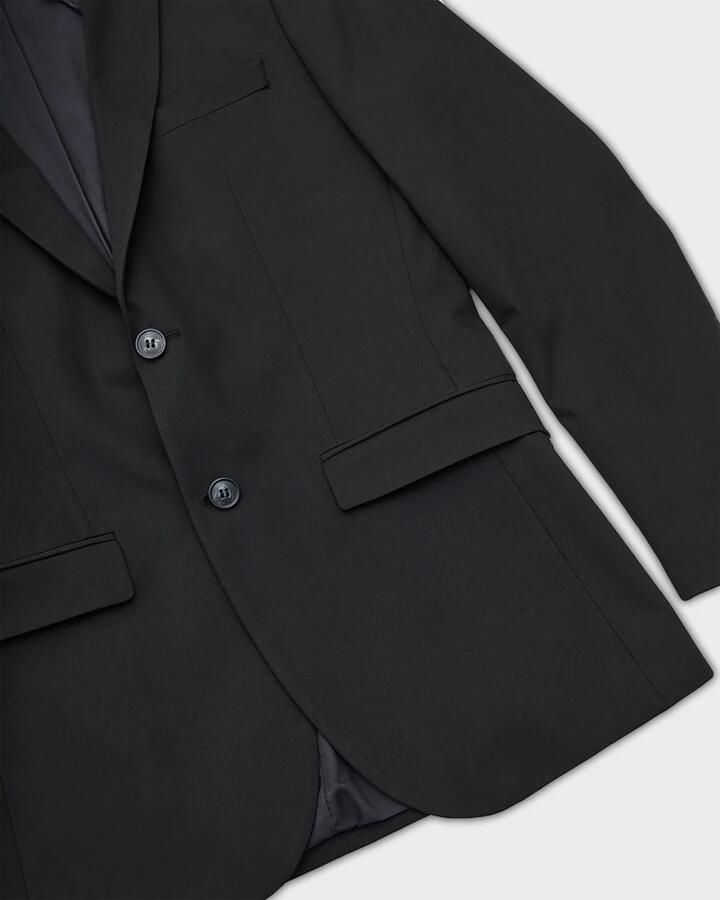 Selected Homme Slim fit 2-knoops colbert met klepzakken - Foto 4