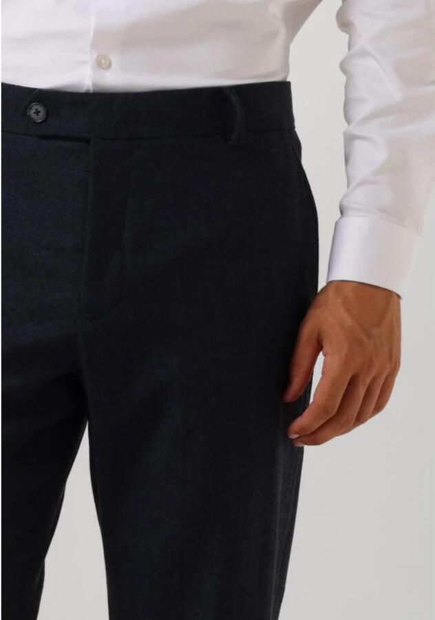 Selected Homme Slim fit pantalon met knoop- en ritssluiting