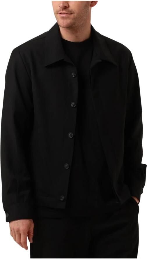 SELECTED HOMME Heren Overshirts Slh-kent Wool Hybrid Blz Zwart - Foto 7