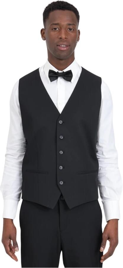 Selected Homme Slim fit gilet met paspelzakken model 'LIAM' - Foto 3