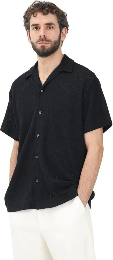 Selected Homme Relaxed fit vrijetijdsoverhemd met platte kraag model 'SLHRELAXBANE' - Foto 3