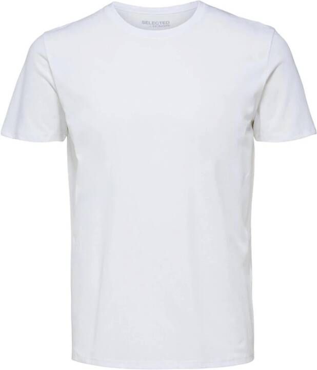 Selected Homme T-Shirts White Heren