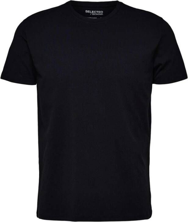 Selected Homme T-Shirts Zwart Heren