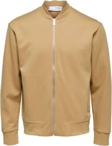 Selected Homme Zip-up sweatshirt Selected Barracuda Geel Heren