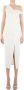 Self Portrait Beige Asymmetrische Midi Jurk Beige Dames - Thumbnail 1