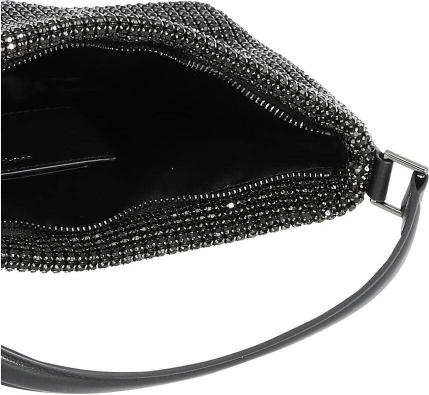 Self-portrait Hobo bags Diamante Medium Hobo Bag in zwart - Foto 4