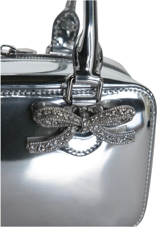 Self-portrait Totes & shoppers Mini Tote Bag Leather Silver in zilver - Foto 2