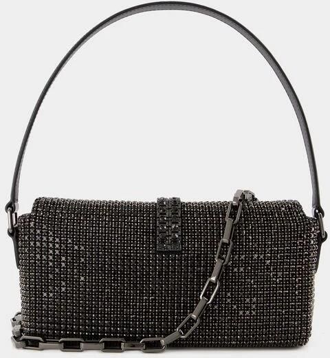 Self-portrait Hobo bags Rhinestone Baguette Shoulder Bag Synthetic Bla in zwart - Foto 3