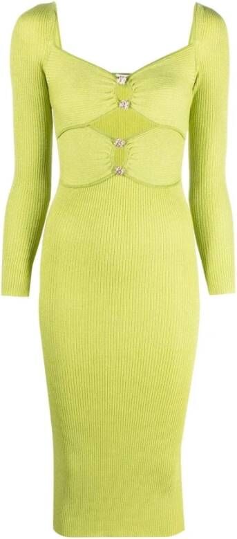 Self Portrait Summer Dresses Groen Dames