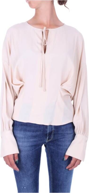 Semicouture Blouses Beige Dames