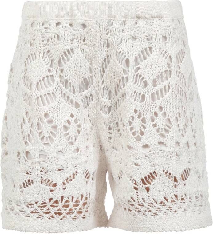 Semicouture Casual Shorts Beige Dames