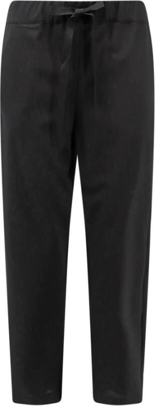 Semicouture Cropped Trousers Zwart Dames