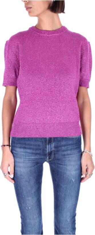 Semicouture Glitter Detail Truien Roze Dames