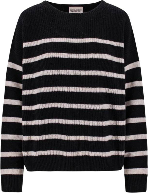 Semicouture Knitwear Zwart Dames
