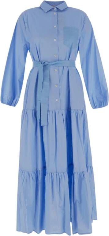 Semicouture Midi Dresses Blauw Dames