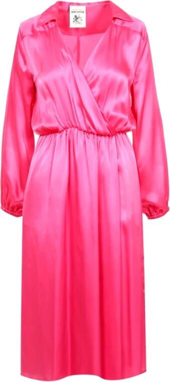 Semicouture Midi Dresses Roze Dames