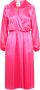 Semicouture Midi Dresses Roze Dames - Thumbnail 1