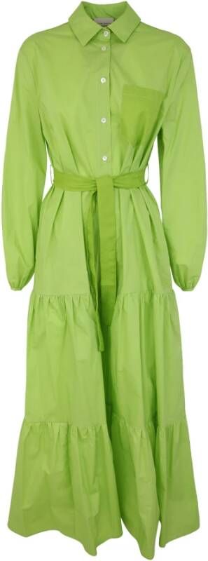 Semicouture Midi -jurken Groen Dames