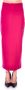 Semicouture Roze Rok met Hoge Split Roze Dames - Thumbnail 1