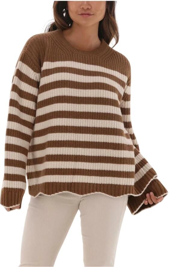 SEMICOUTURE Dames Truien & Vesten Y2wb24 Bruin - Foto 7