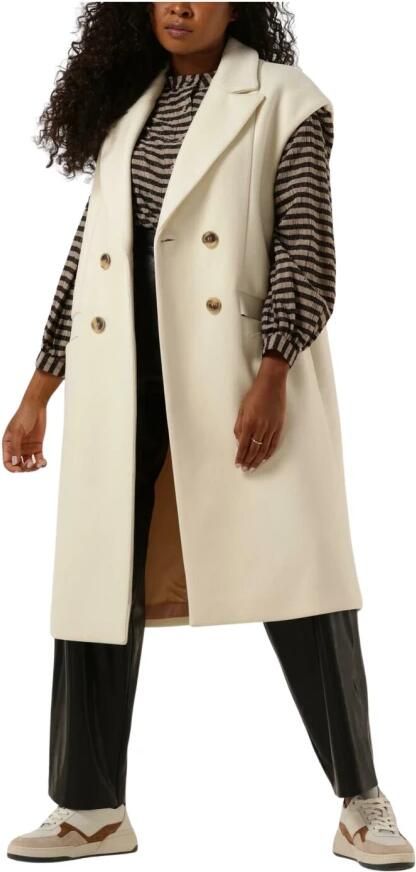 Semicouture Elegante Damesjas in Ecru Beige Dames - Foto 3