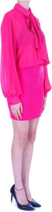 Semicouture Jurken met knoopsluiting Pink Dames - Foto 3