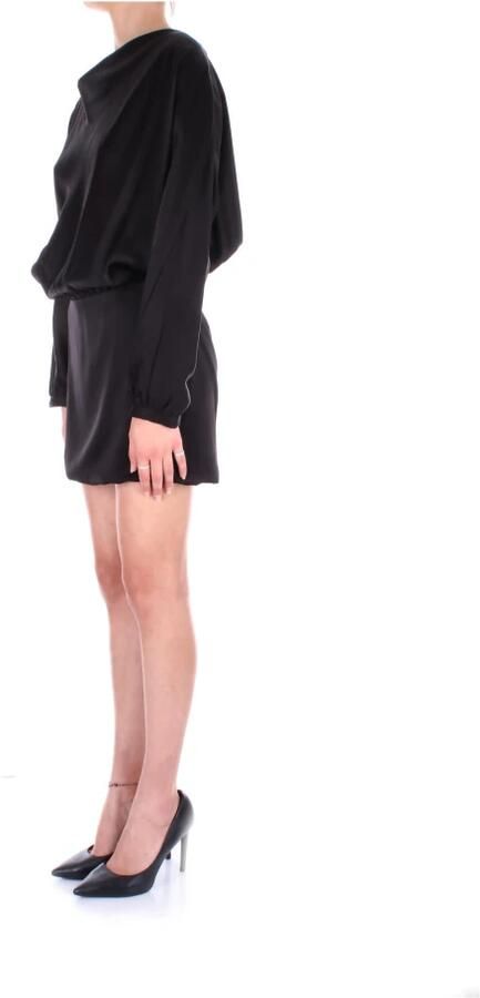 Semicouture Jurken met zijrits Black Dames