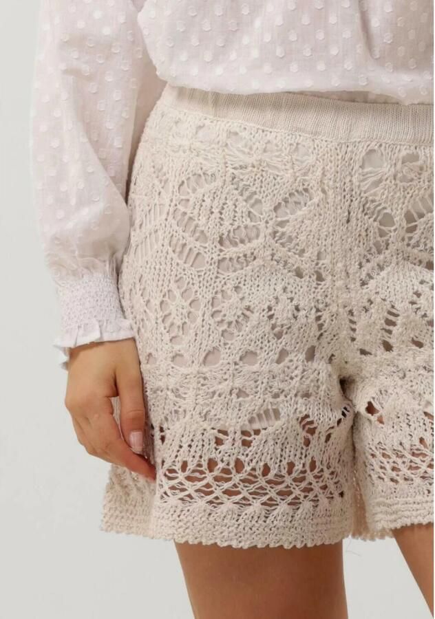 Semicouture Lorita Short Zandkleurige Damesbroek Beige Dames - Foto 4