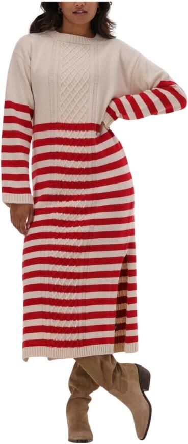 Semicouture Midi Jurk Ecru Beige Dames - Foto 7