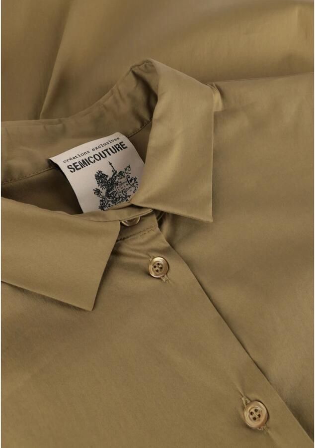 Semicouture Olijfgroen Shirt Stijlvolle Blouse Green Dames