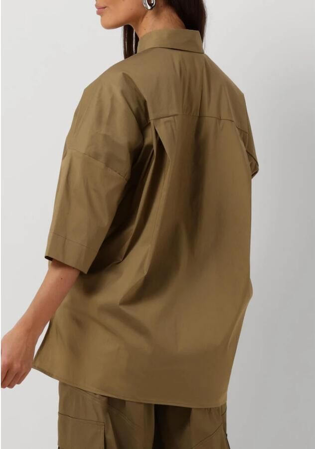 Semicouture Olijfgroen Shirt Stijlvolle Blouse Green Dames - Foto 2