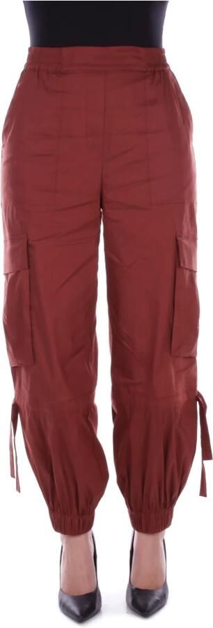 Semicouture Trousers Brown Dames - Foto 5