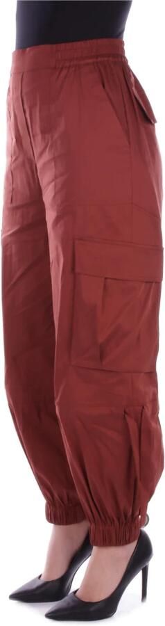 Semicouture Trousers Brown Dames - Foto 4
