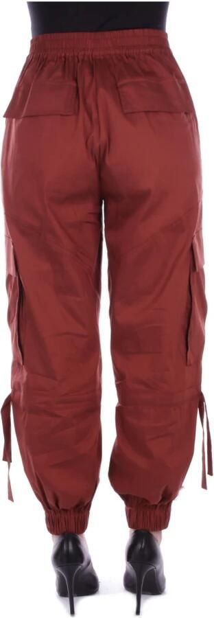 Semicouture Trousers Brown Dames