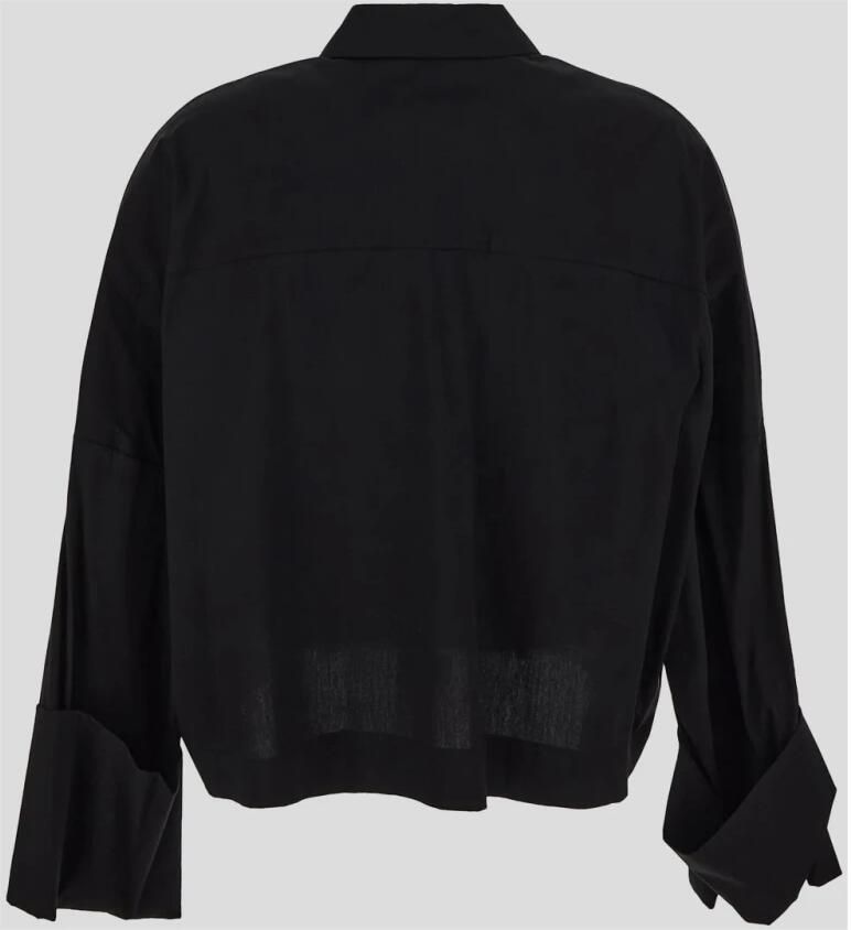 SEMICOUTURE Dames Blouses S4sk03 Shirt Zwart - Foto 5